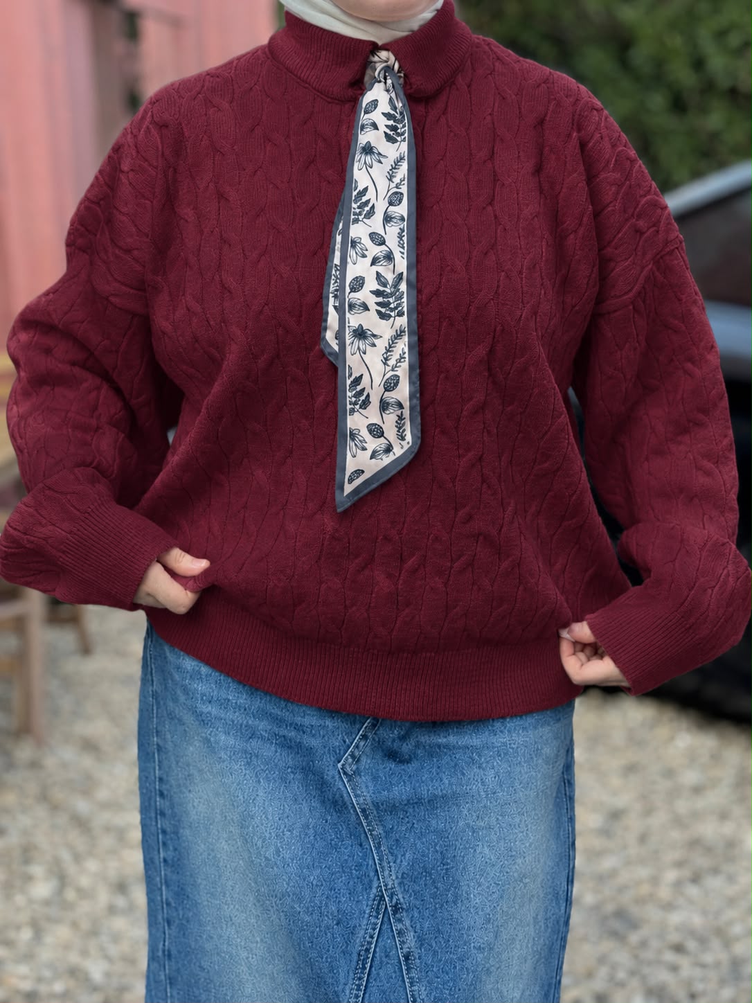 Satin Pullover