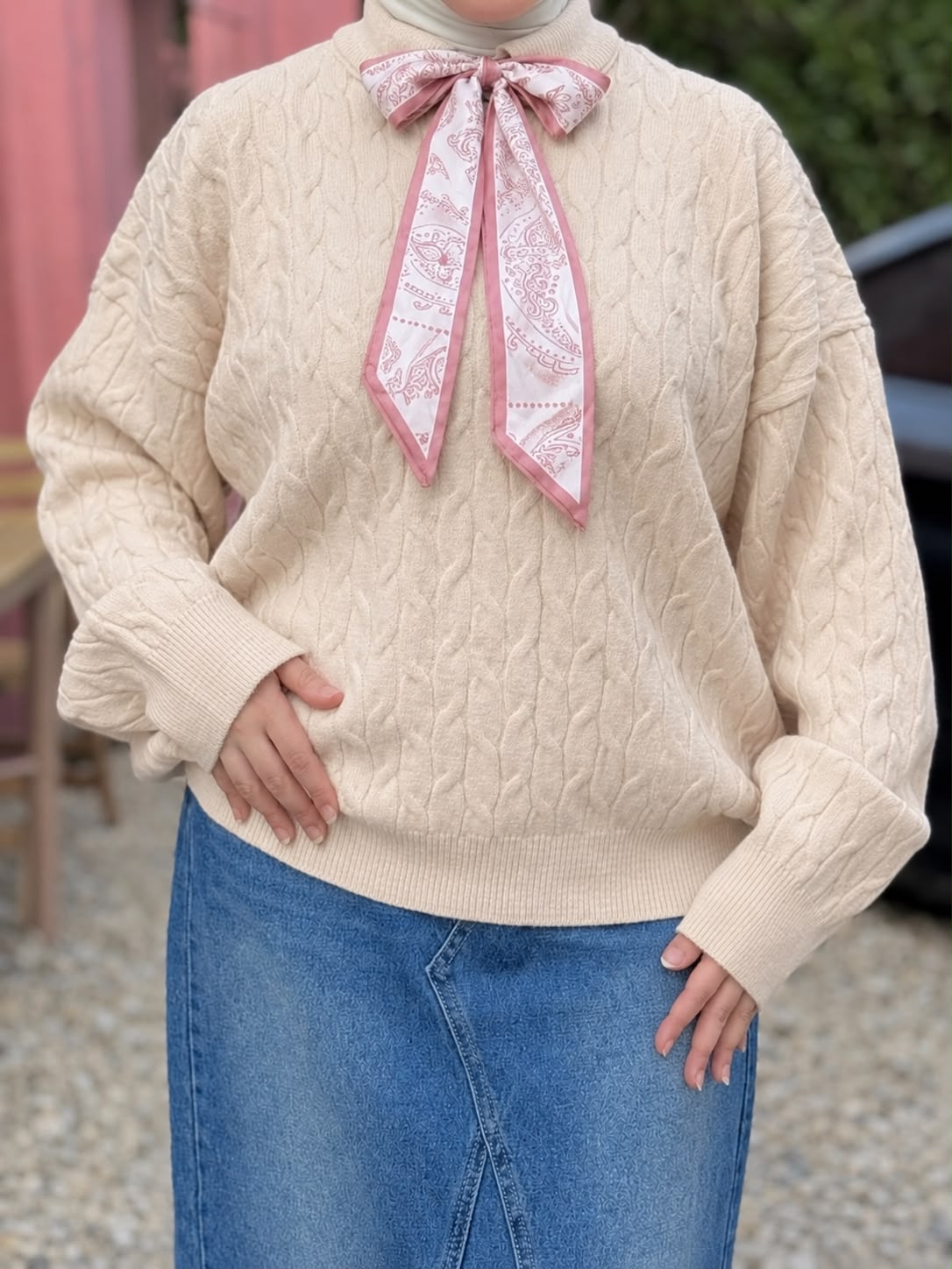 Satin Pullover
