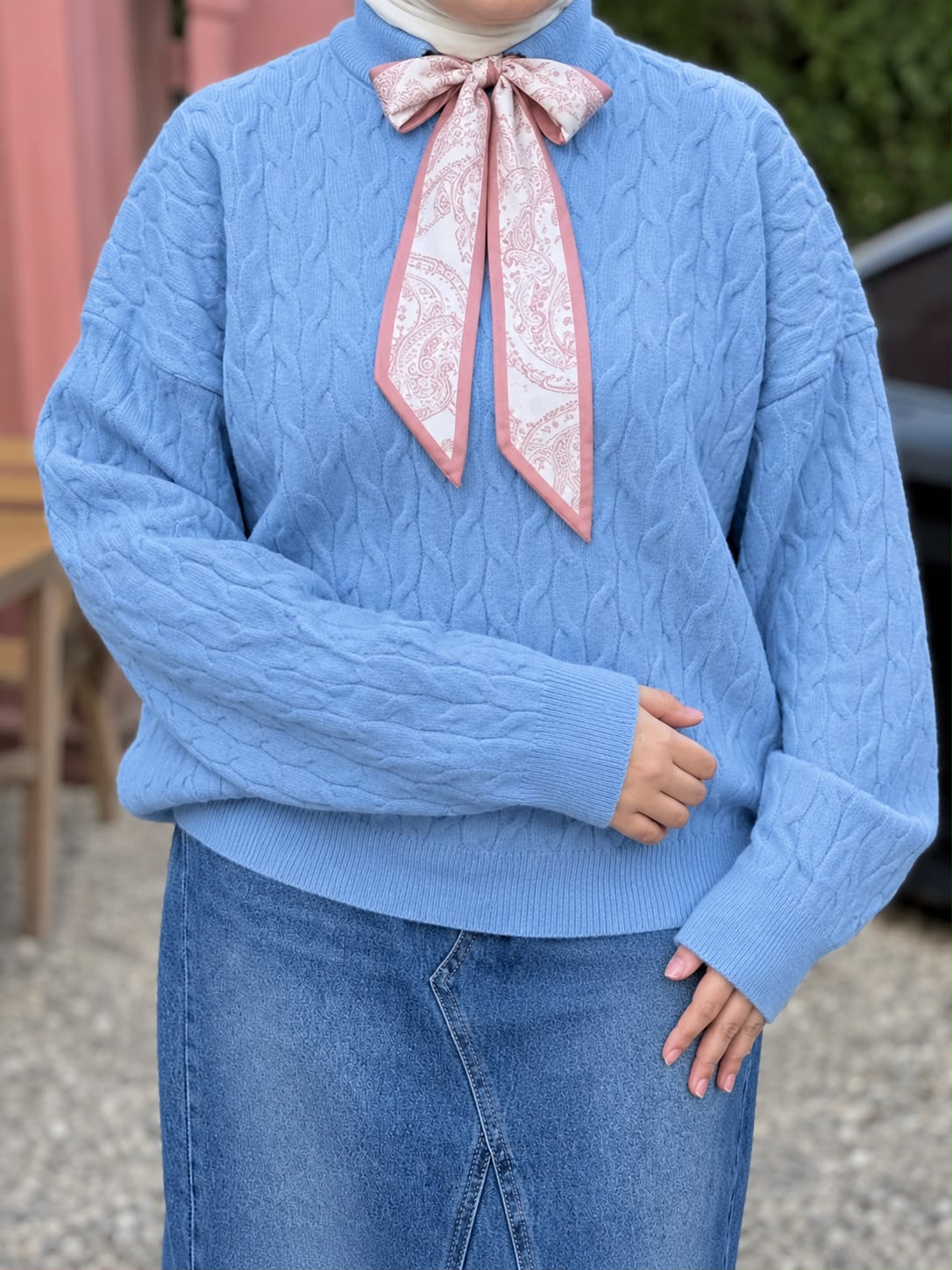 Satin Pullover